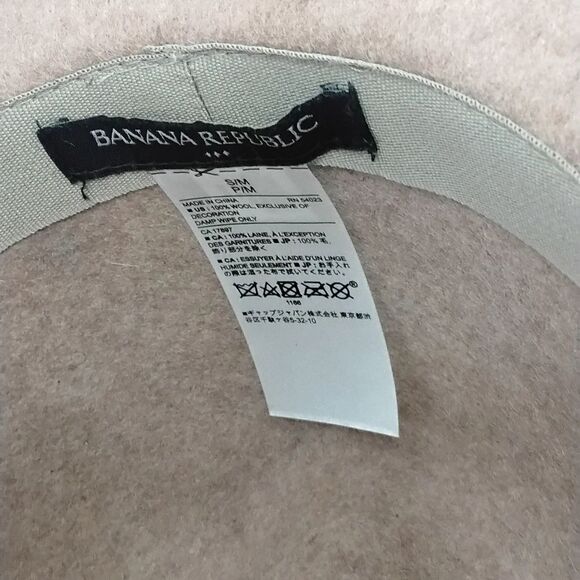 Banana Republic Large Brim Wool Hat Size S/M - Picture 4 of 4